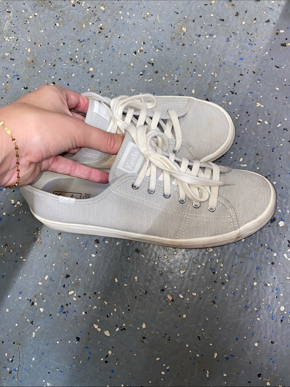Womens Keds size 9.5 gray